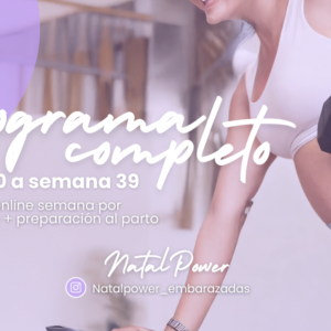 Prenatal Power - Programa completo (semana 10 a semana 39)
